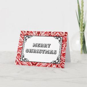 Pour Fêtes Annuelles Sucres de canne de cartes de Noël