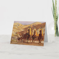 Voyage religieux des cartes de Noël | des Magi