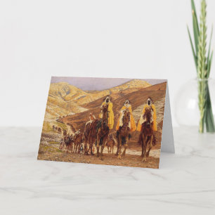 Pour Fêtes Annuelles Voyage religieux des cartes de Noël des Magi