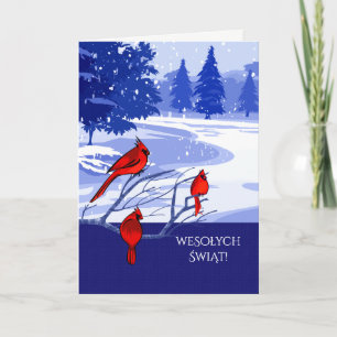 Pour Fêtes Annuelles Wesołych Świąt. Cartes de Noël en polonais