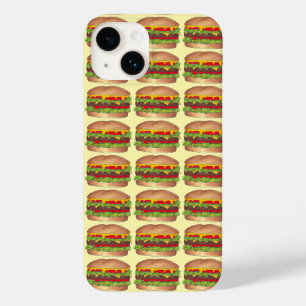 Pour iPhone 14 Cheese Burger Hamburger Cheeseburger Coque aliment