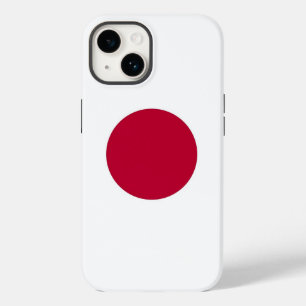 Pour iPhone 14 Coque Apple patriotique, Japon drapeau Coque-Mate 