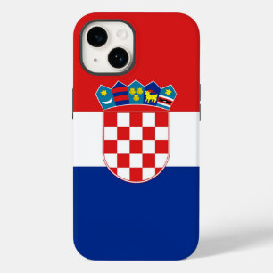 Pour iPhone 14 Coque d'Apple patriotique, Croatie Coque de drapea