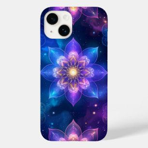 Pour iPhone 14 Coque de Lotus cosmique éthéré