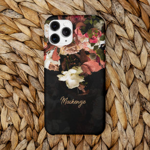 Pour iPhone 14 Fleurs d'automne personnalisées Coque d'impression