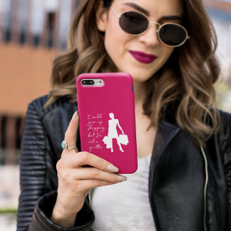Pour iPhone 14 Je Pourrais Abandonner Le Shopping Mais... Coque