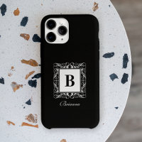 Nommé Monogram Regal Élégant Style Coque