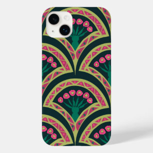 Pour iPhone 14 Plus motif vert en forme de coque