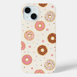 Pour iPhone 15 coque de donut