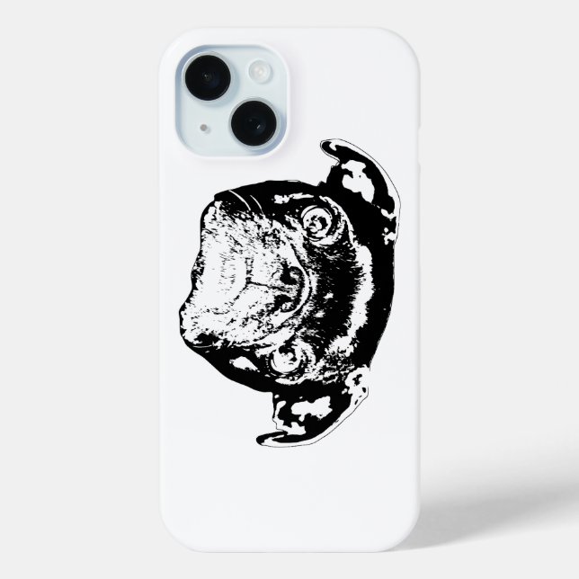 Pour iPhone 15 Coque technique Pug (Verso)
