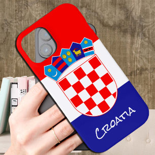 Pour iPhone 15 Drapeau croate Coque & Croatie mode / sports