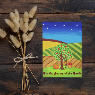 Pour la beauté de la Terre Carte d'Action de grâce