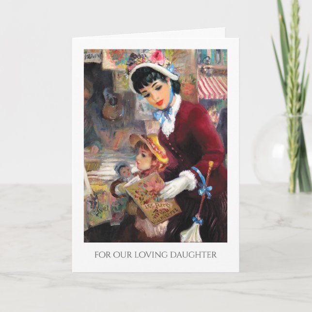 Pour la fille lors de la Fête des Mères Cartes d'A (Devant)
