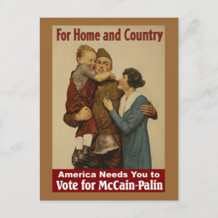 Pour la maison et le pays - Carte postale