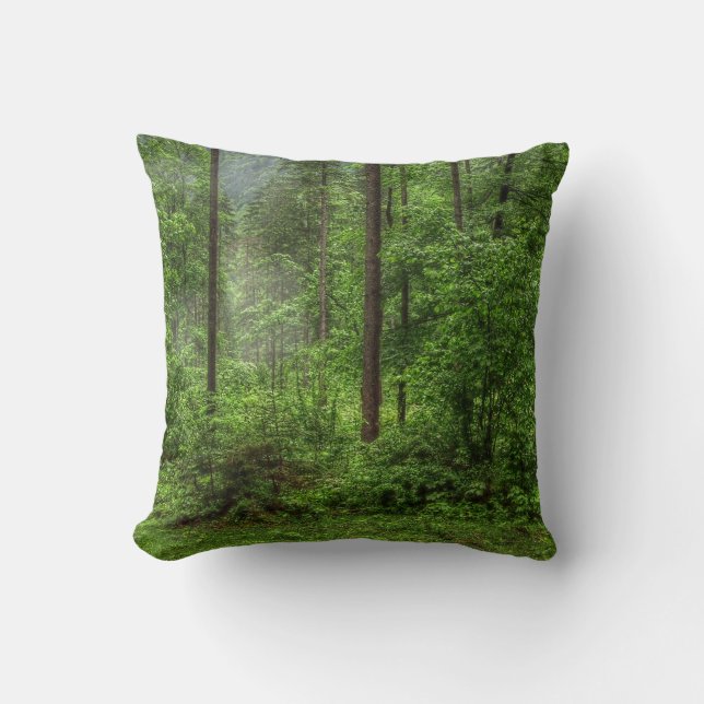 "Pour l'amour coussin de décorateur de forêt" (Recto)