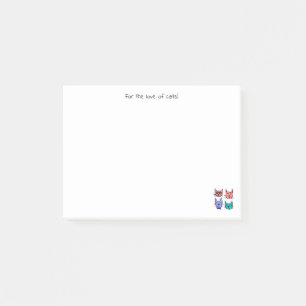 Pour l'amour des chats ! Post-It