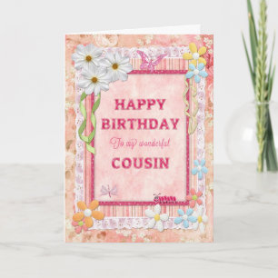 Pour le cousin, carte d'anniversaire de métier