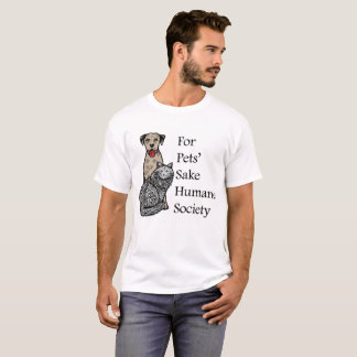 Pour le T-shirt de saké d'animaux familiers