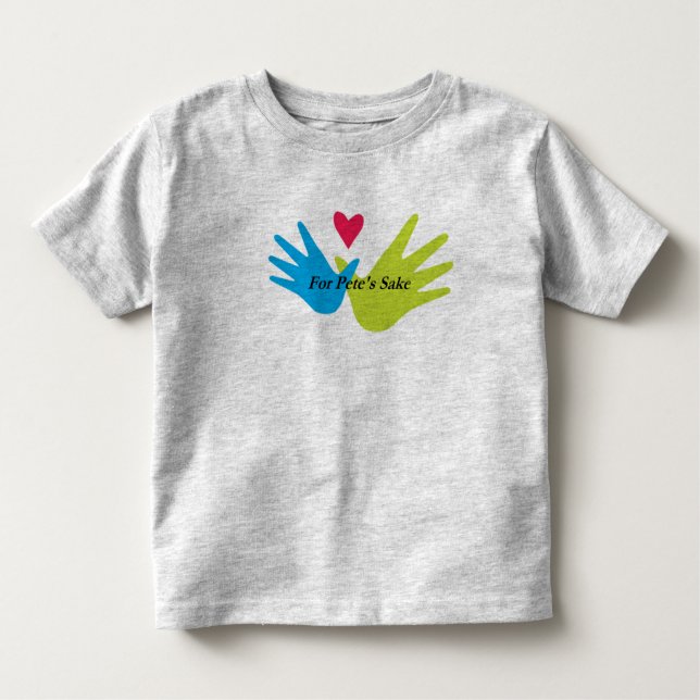 Pour le T-shirt d'enfant en bas âge du saké de (Devant)