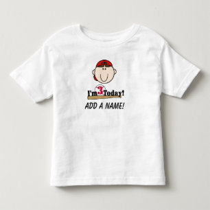 Pour Les Tous Petits 3ème T-shirt personnalisé d'anniversaire de