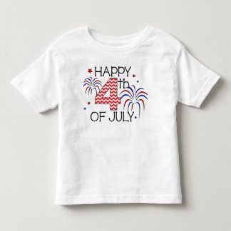 Pour Les Tous Petits 4 juillet T-shirt heureux d'enfant en bas âge