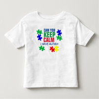 Autisme Calm# _ T-shirt Jersey fin Toddler