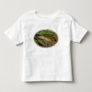 Pour Les Tous Petits Banana Slug on Log Toddler T-shirt