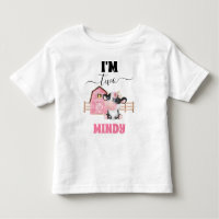 Barn Cow Imprimer T-shirt 2e anniversaire