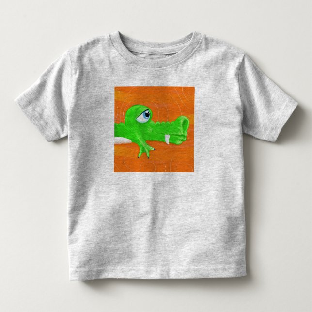 Pour Les Tous Petits Crocodile drôle, t-shirt (Devant)