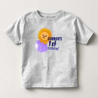 Pour Les Tous Petits Custom Lion Themed Birthday T-Shirt