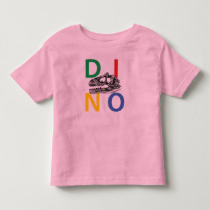 Pour Les Tous Petits DINO - T-shirt Jersey fin Pink Toddler