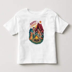 Pour Les Tous Petits Happy Camper Toddler T-shirt (7)