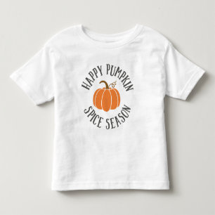 Pour Les Tous Petits Happy Citrouille Spice Saison T-Shirt