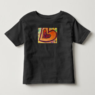 Pour Les Tous Petits Happy Love Hearts Art Custom T-Shirt