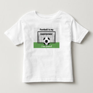 Pour Les Tous Petits J'adore le t-shirt graphique de football