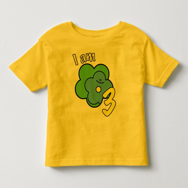 Pour Les Tous Petits Je suis le T-shirt trois (Devant)