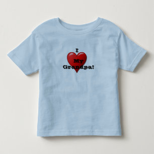 Pour Les Tous Petits Je T'aime Mon Grand-Père T-Shirt Enfantin