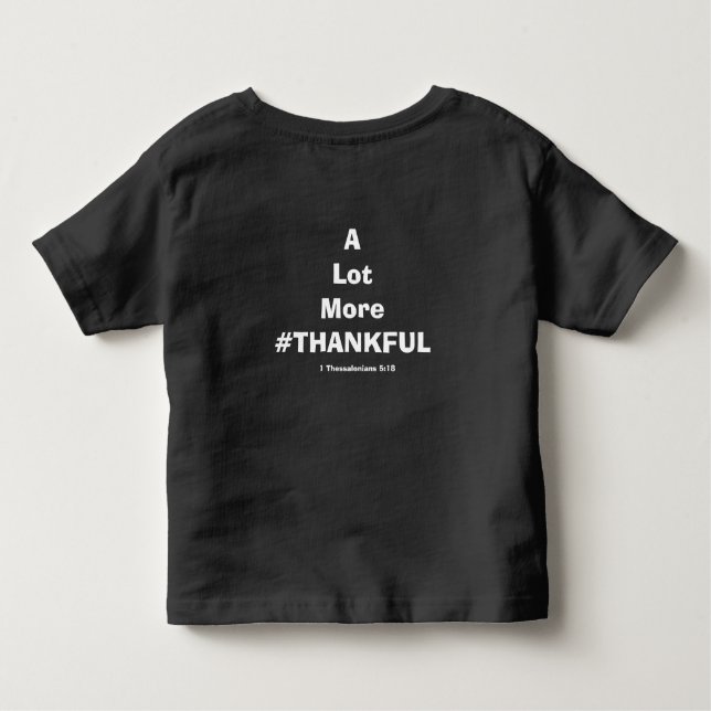 Pour Les Tous Petits Joueurs de T-shirt GCC #Thankful (Dos)
