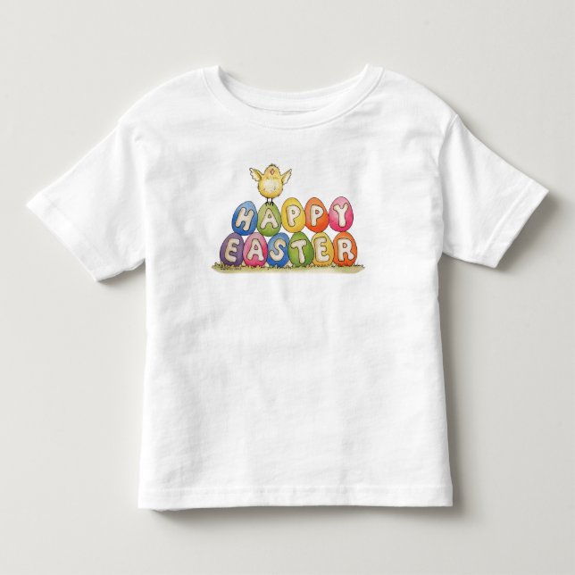 Pour Les Tous Petits Joyeuses Pâques - le T-shirt de l'enfant en bas (Devant)