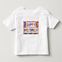 JOYEUX ANNIVERSAIRE : T-shirt fin du Jersey