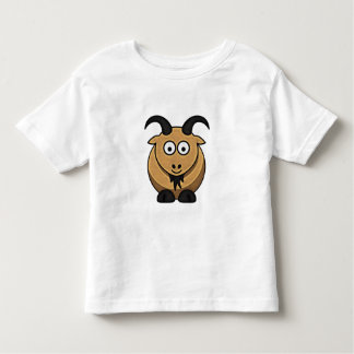 Pour Les Tous Petits La chèvre heureuse badine le T-shirt