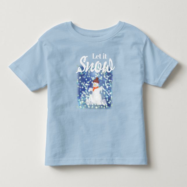 Pour Les Tous Petits Laisser neiger T-shirt (Devant)