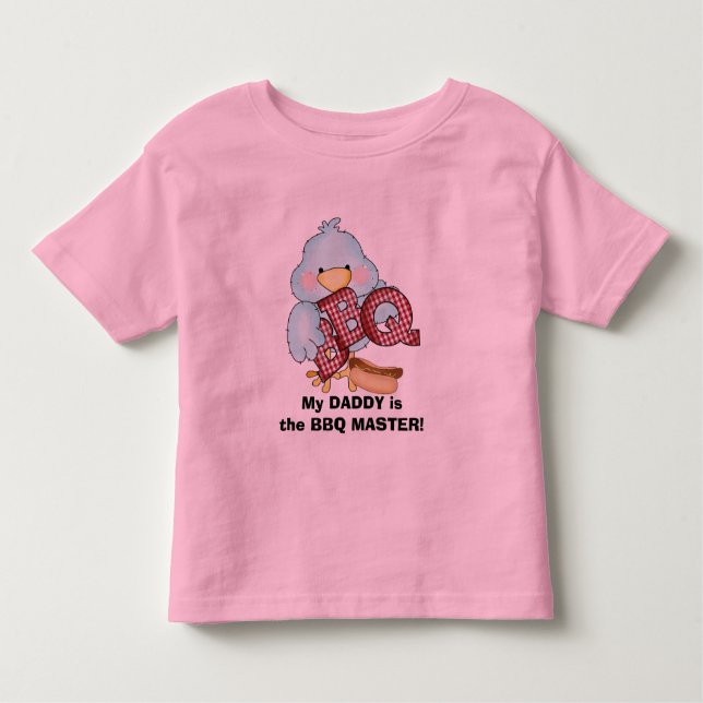 Pour Les Tous Petits Le T-shirt Master du barbecue (Devant)