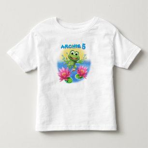 Pour Les Tous Petits Leap Frog garçon's T-shirt anniversaire personnali