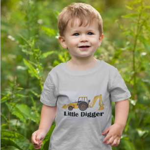 Pour Les Tous Petits Little Digger - Toddler Fine Jersey T-Shirt 