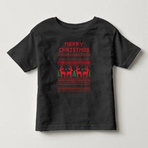 Pour Les Tous Petits MERRY CHRISTMAS PIXEL ART STYLE T-shirt