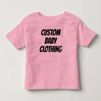 Pour Les Tous Petits Modèle blanc T-shirt Toddler personnalisé