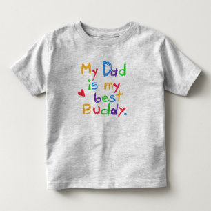Pour Les Tous Petits Mon papa mon meilleur T-shirt d'ami