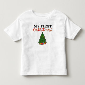 Pour Les Tous Petits Mon T-Shirt de Premier Noël Bébé