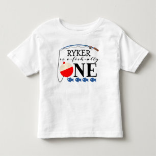 Pour Les Tous Petits Pêche o-poisson-allié un t-shirt de premier annive